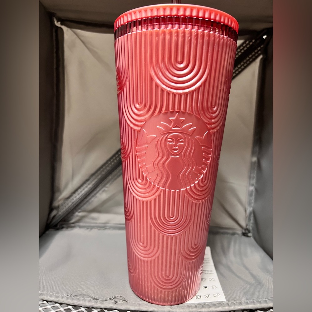 Pink 24 oz Starbucks Tumbler